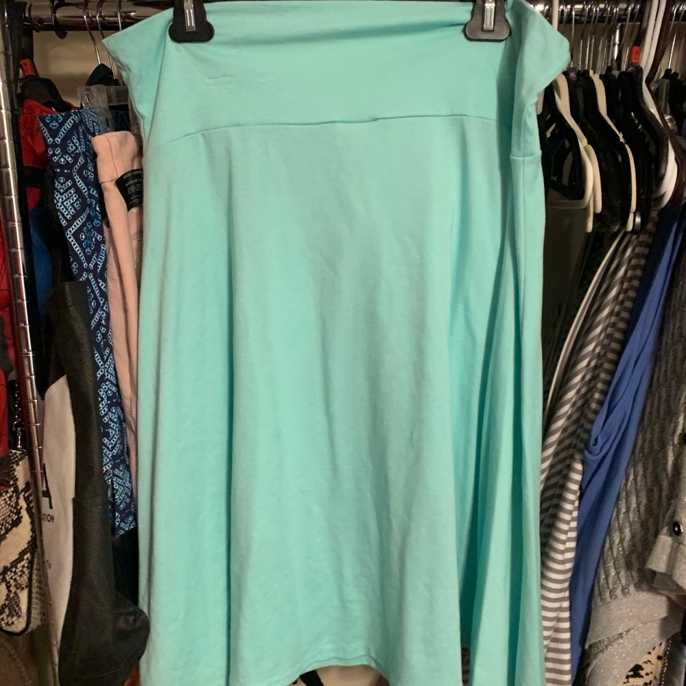 XL Mint Azure LuLaRoe skirt